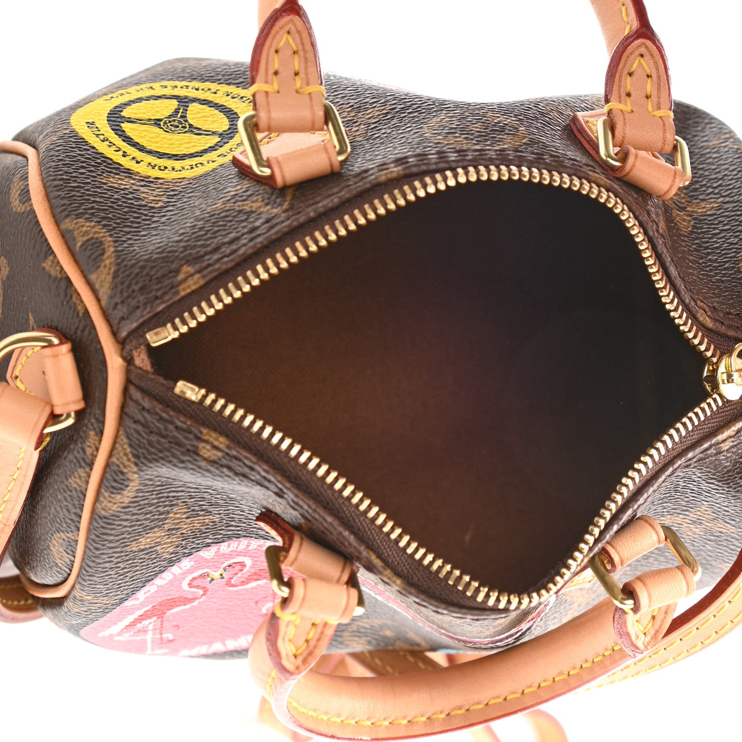 Louis Vuitton Monogram World Tour Nano Speedy 5 of 10