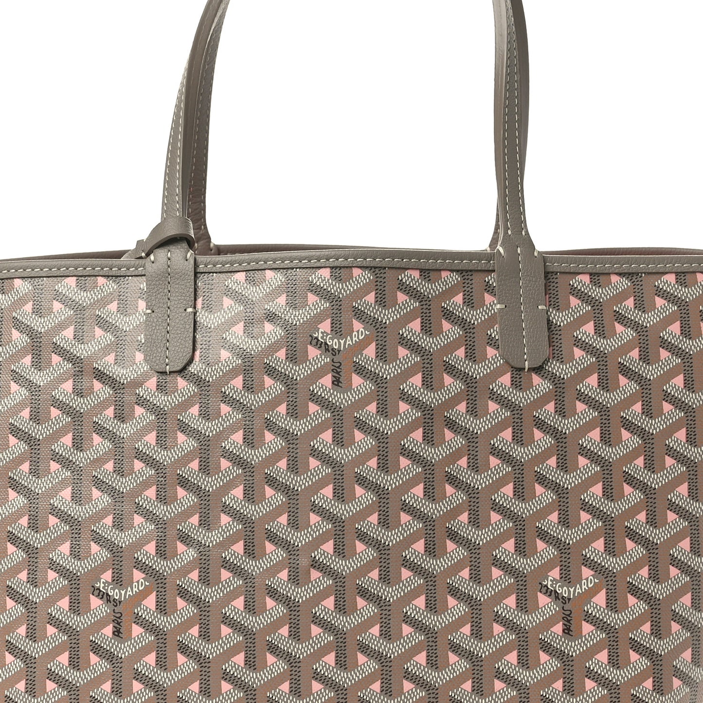 Goyardine Saint Louis Claire Voie PM Grege Powder Pink