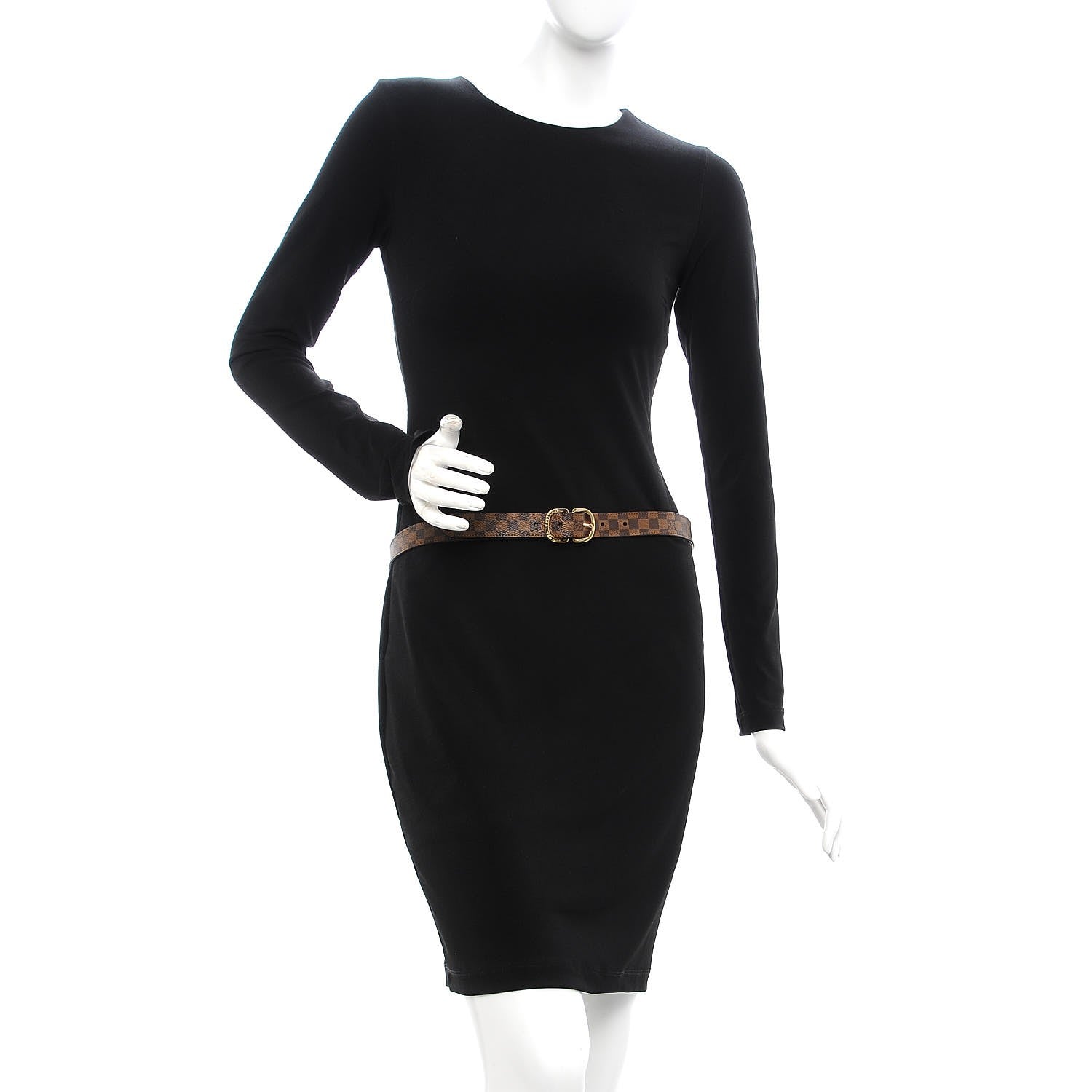 Louis Vuitton Damier Ebene Mini 25mm Belt 85 34 2 of 10