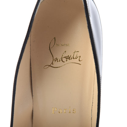 Christian Louboutin Patent Pigalle Follies 100 Pumps 38.5 Black 7 of 9