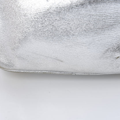 Saint Laurent Metallic Calfskin Small Emmanuelle Bucket Bag Silver 13 of 19