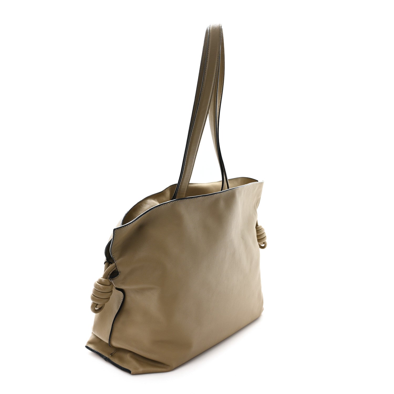Loewe Nappa Calfskin Large Flamenco Knot Clutch Clay Green 2 of 8