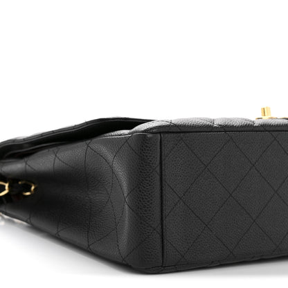 Chanel Caviar Quilted Maxi Double Flap Black 9 of 12