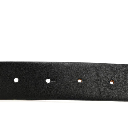 Chanel Calfskin CC Reversible Belt 85 34 Black Burgundy 4 of 6