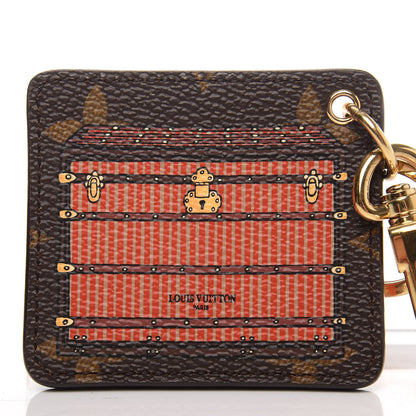 Louis Vuitton Monogram Illustre Trunk Key Holder Bordeaux 4 of 4