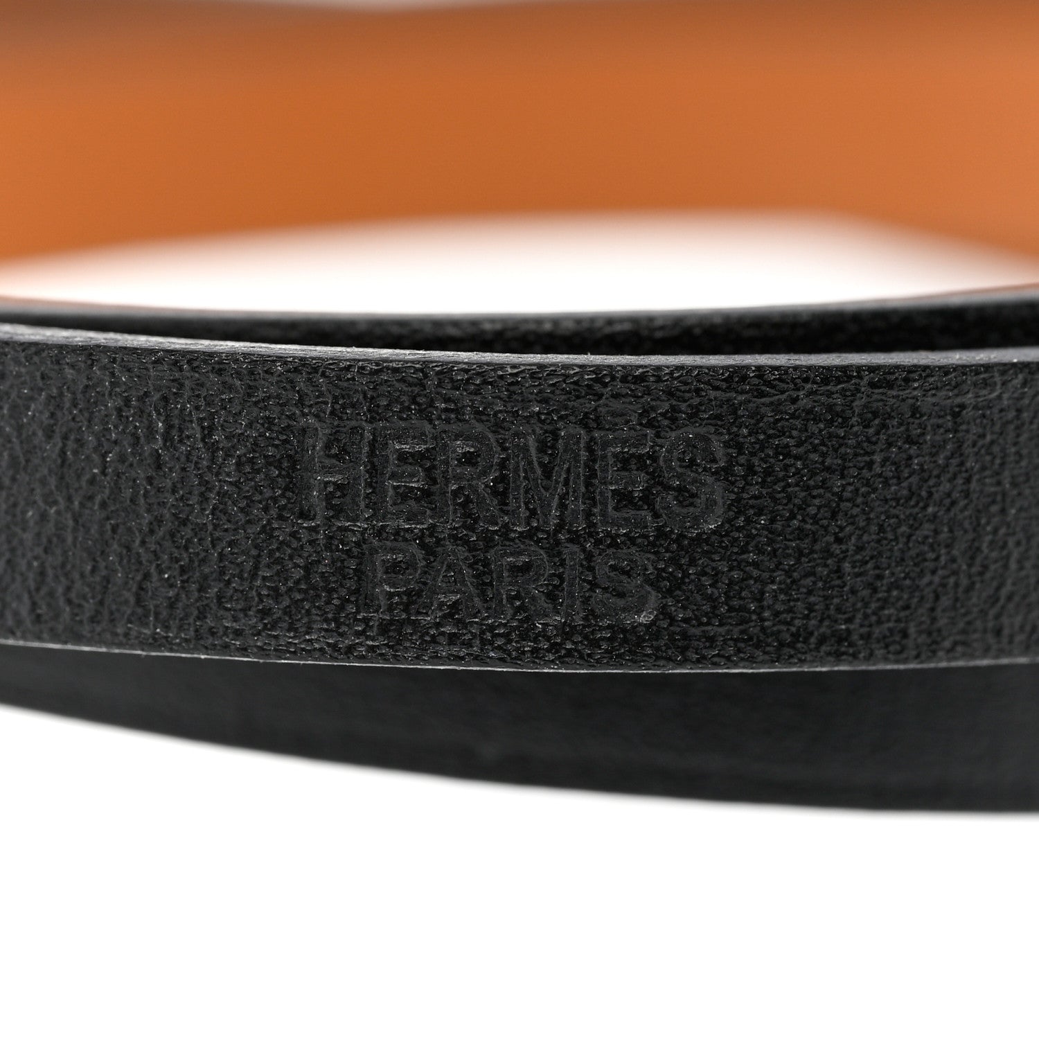 Hermes Chamonix Hapi 3 MM Triple Tour Wrap Bracelet S Black 4 of 8