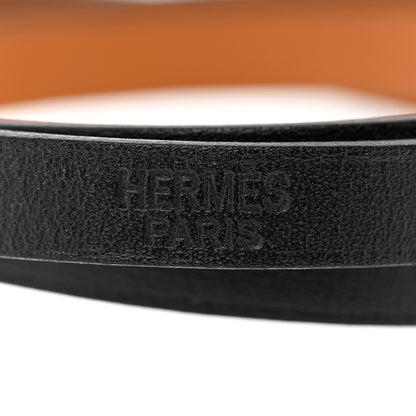 Hermes Chamonix Hapi 3 MM Triple Tour Wrap Bracelet S Black 4 of 8
