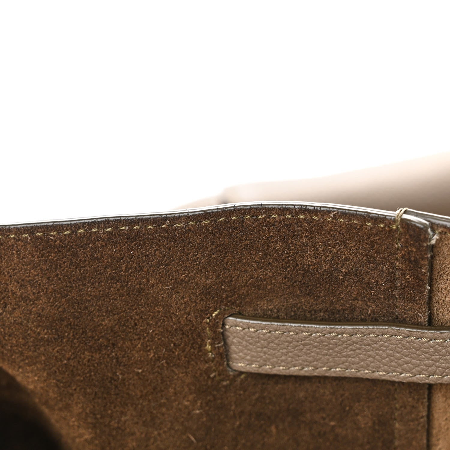 Celine Soft Grained Calfskin Medium Belt Cabas Phantom Taupe 12 of 12