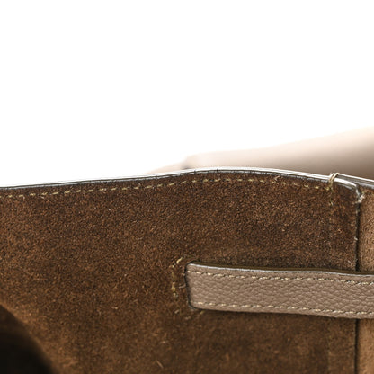 Celine Soft Grained Calfskin Medium Belt Cabas Phantom Taupe 12 of 12