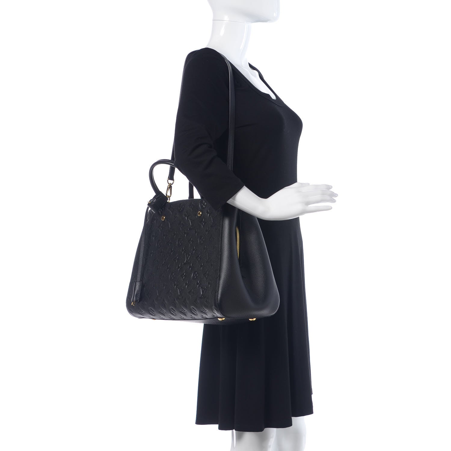 Louis Vuitton Empreinte Montaigne GM Black 2 of 9