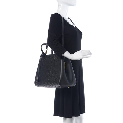 Louis Vuitton Empreinte Montaigne GM Black 2 of 9
