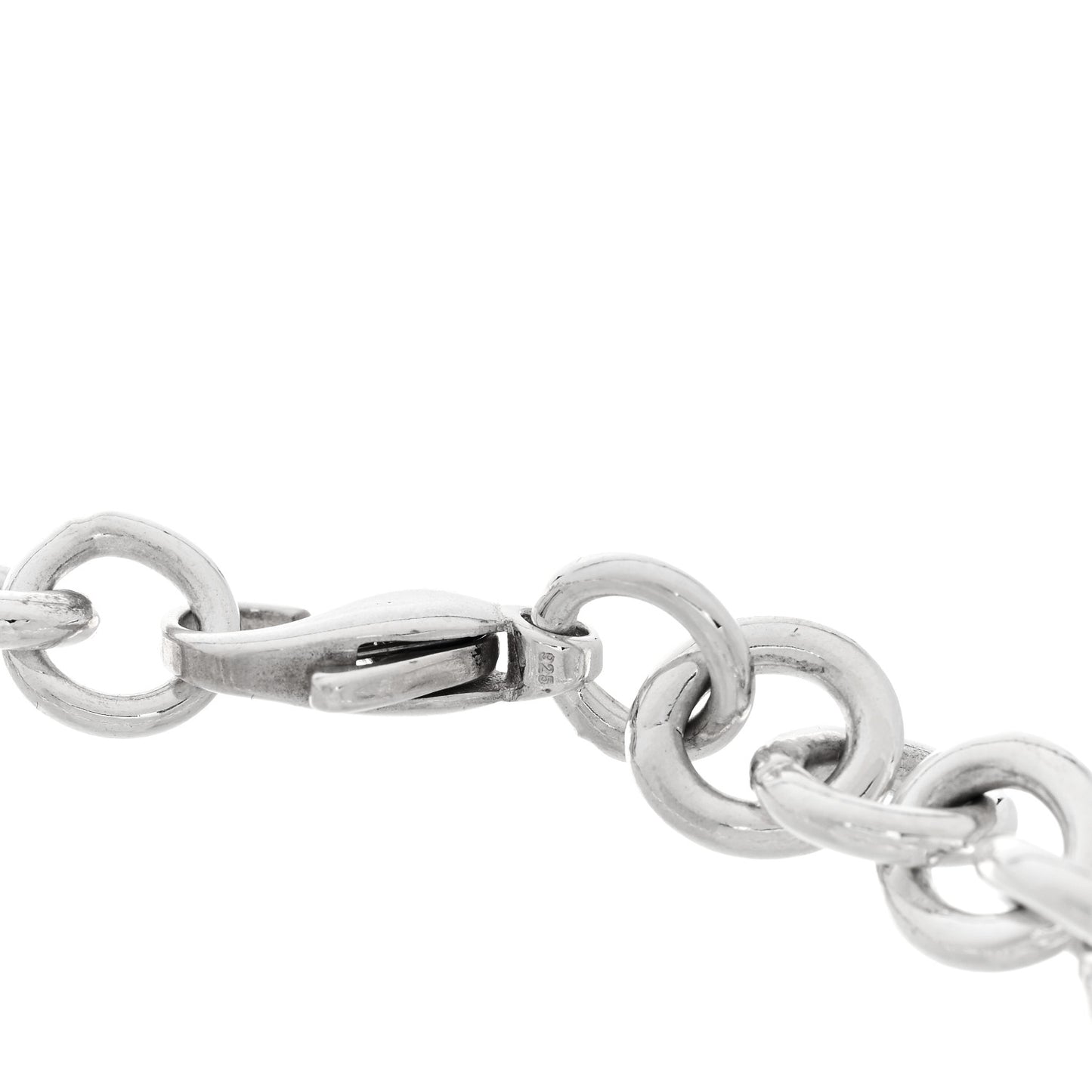 Sterling Silver Round Chain Link Bracelet