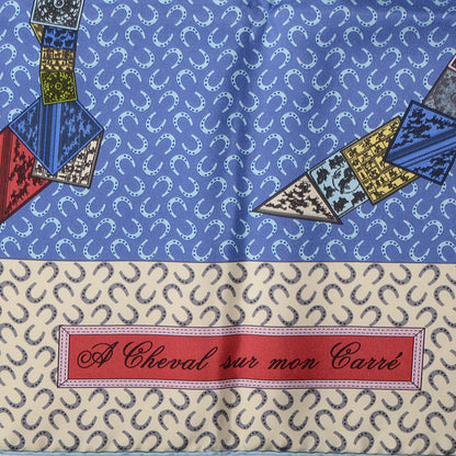 Hermes Silk A Cheval Sur Mon Carre Scarf 90 4 of 7