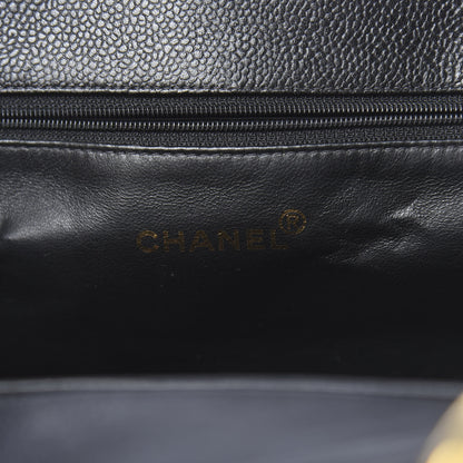 Chanel Caviar Quilted Timeless CC Tote Black 6 of 12