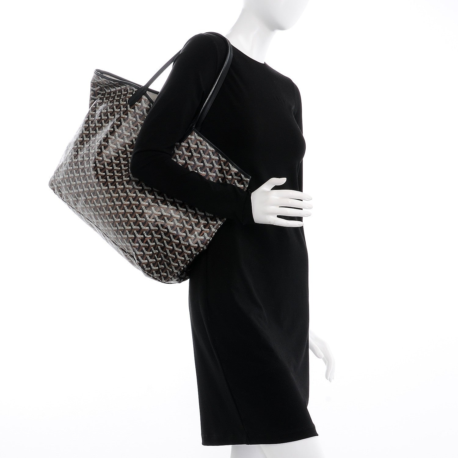 Goyard Goyardine Saint Louis GM Black 2 of 11