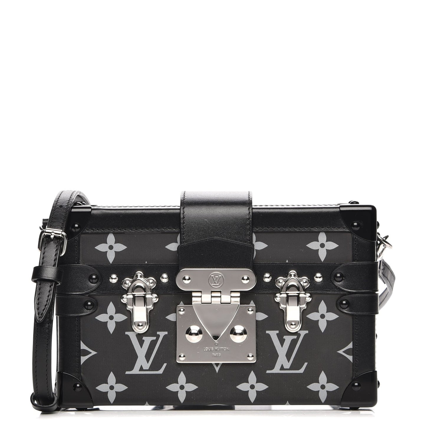 Reflective Petite Malle Black