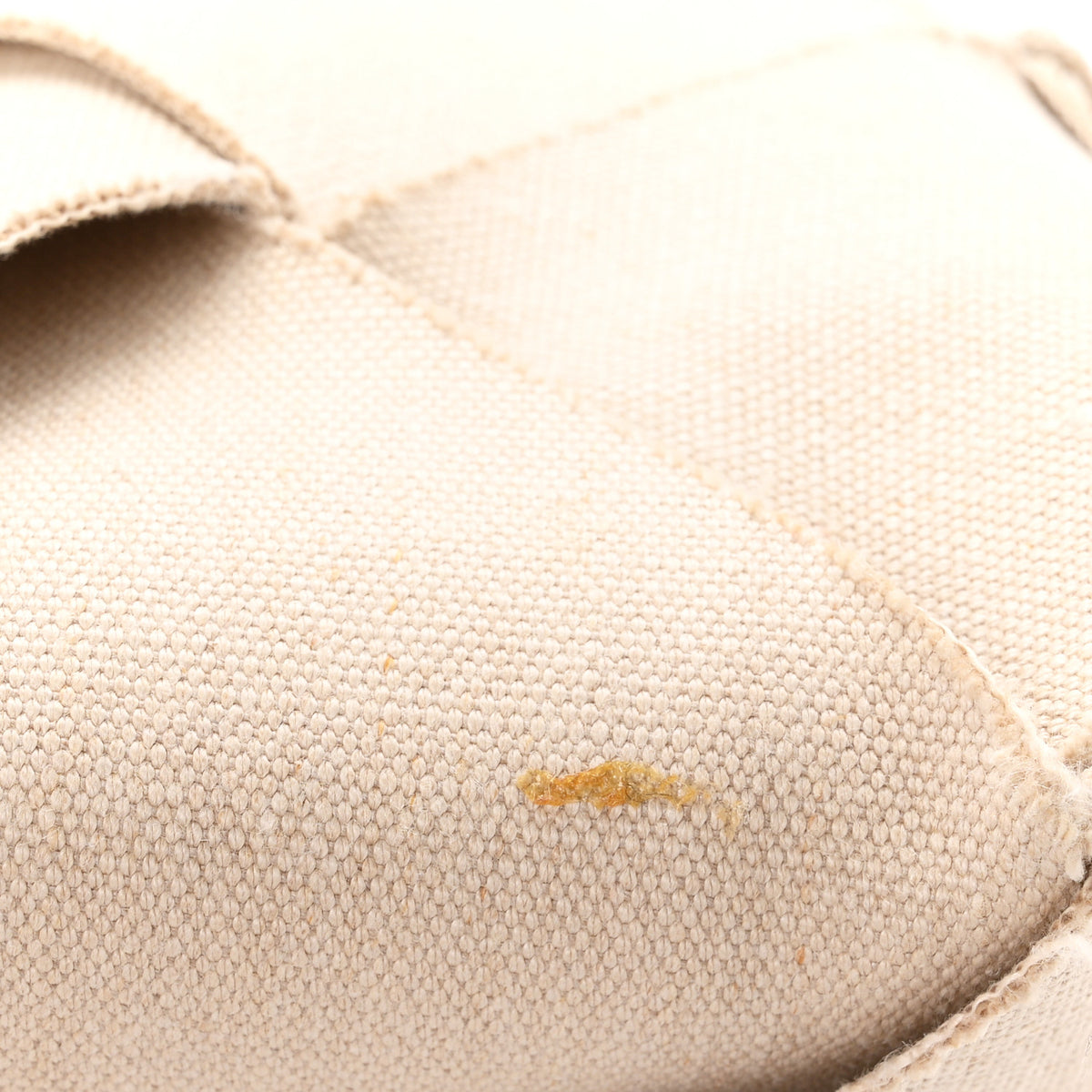Linen French Calfskin Small Slip Tote Natural Black