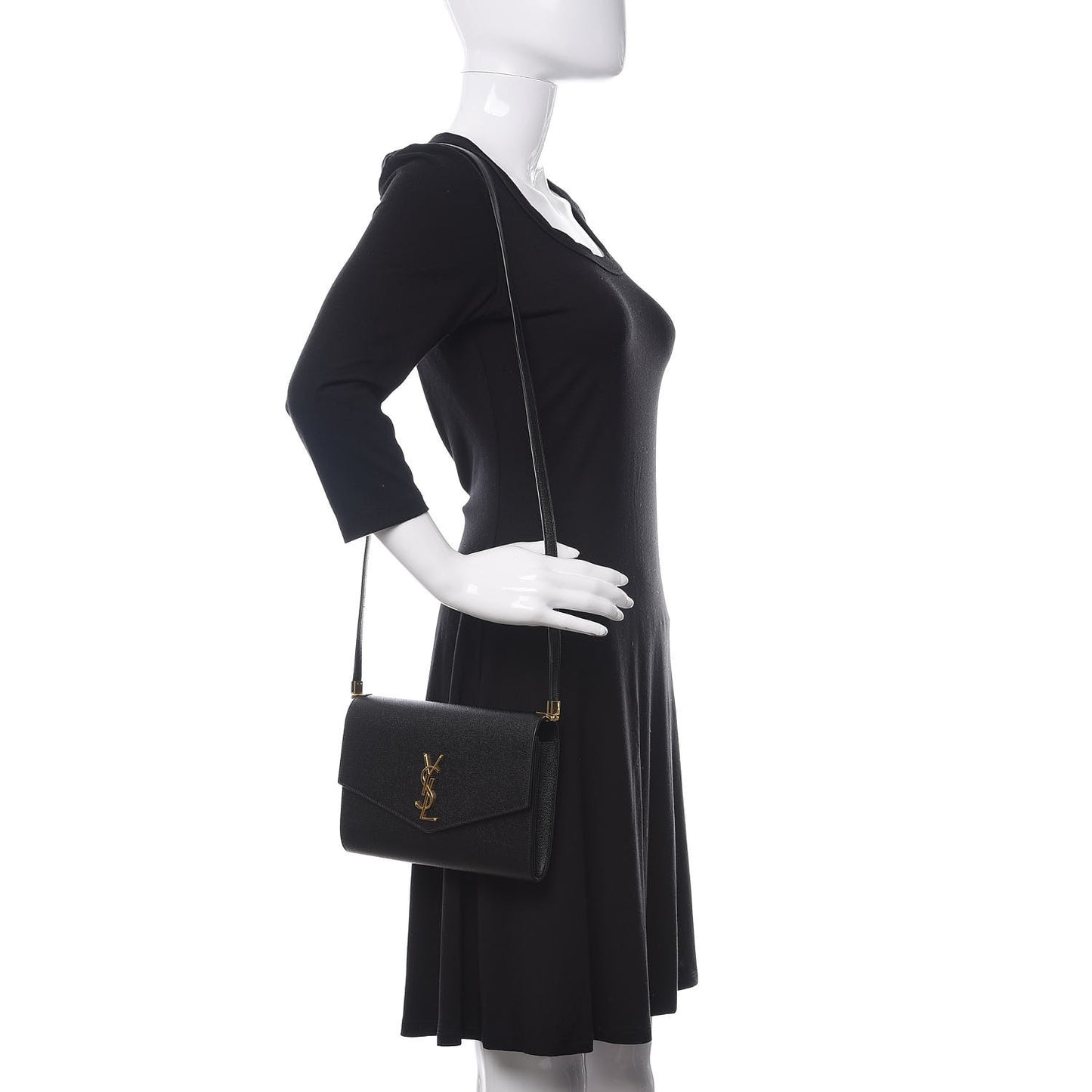 Grain De Poudre Mini Uptown Crossbody Bag Black