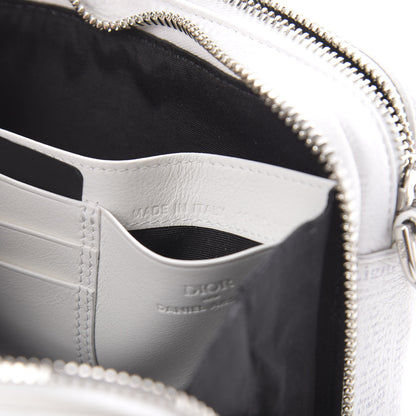 Christian Dior X DANIEL ARSHAM Grained Calfskin Newspaper Messenger White 7 of 14