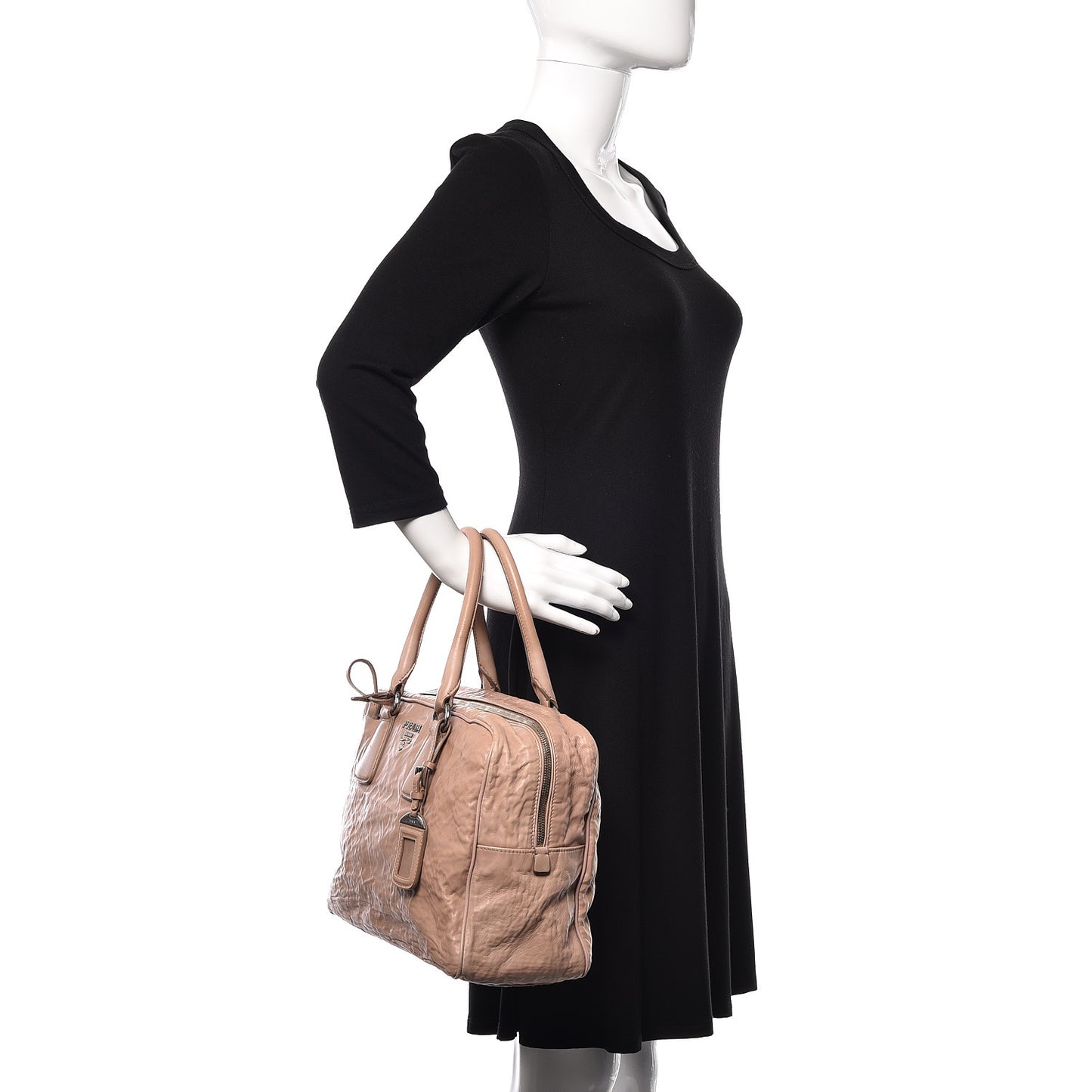 Soft Calfskin Bauletto Rosa