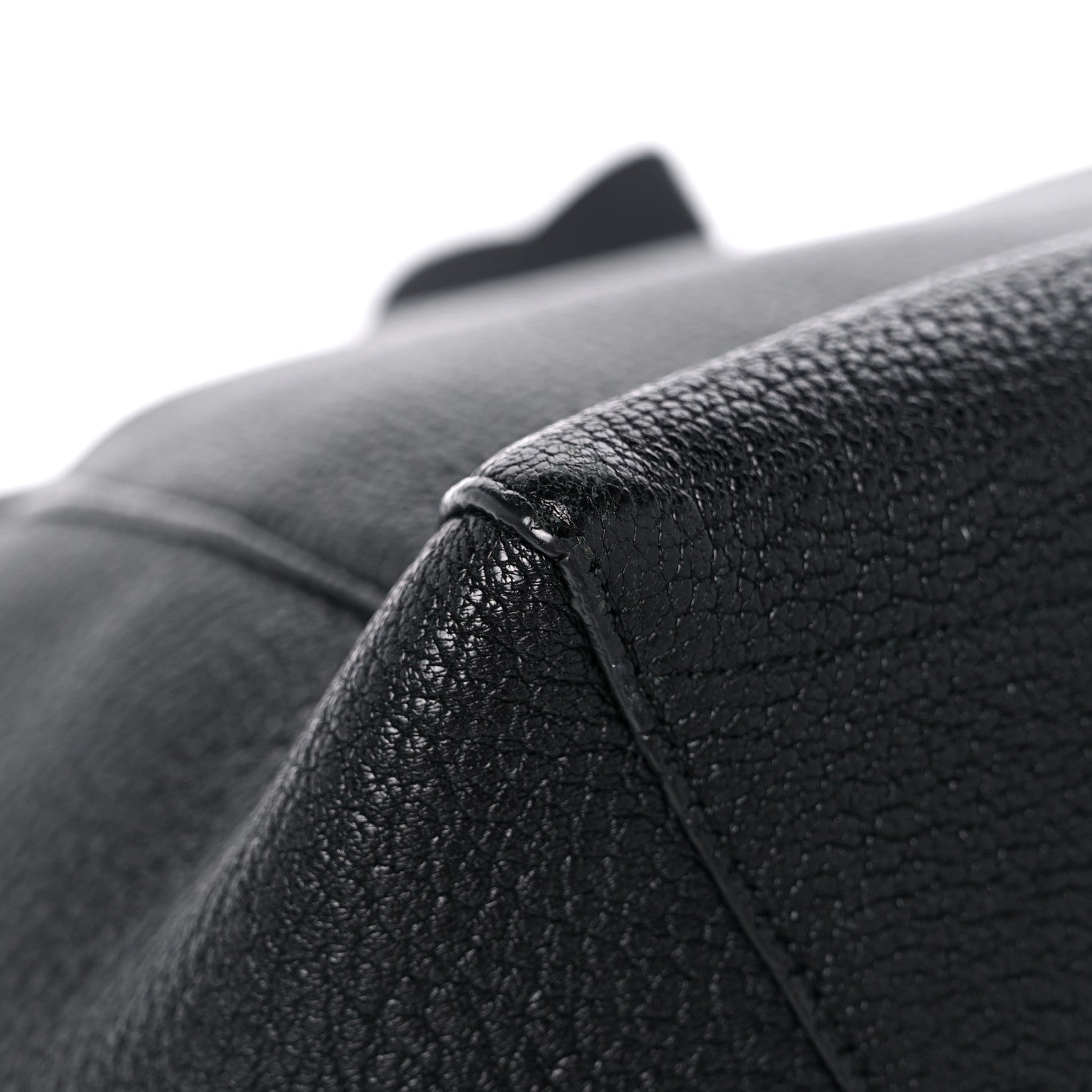 Celine Soft Grained Calfskin Sangle Bucket Bag Black 7 of 16