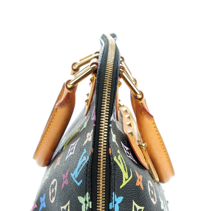 Louis Vuitton Monogram Multicolor Alma Black 9 of 10