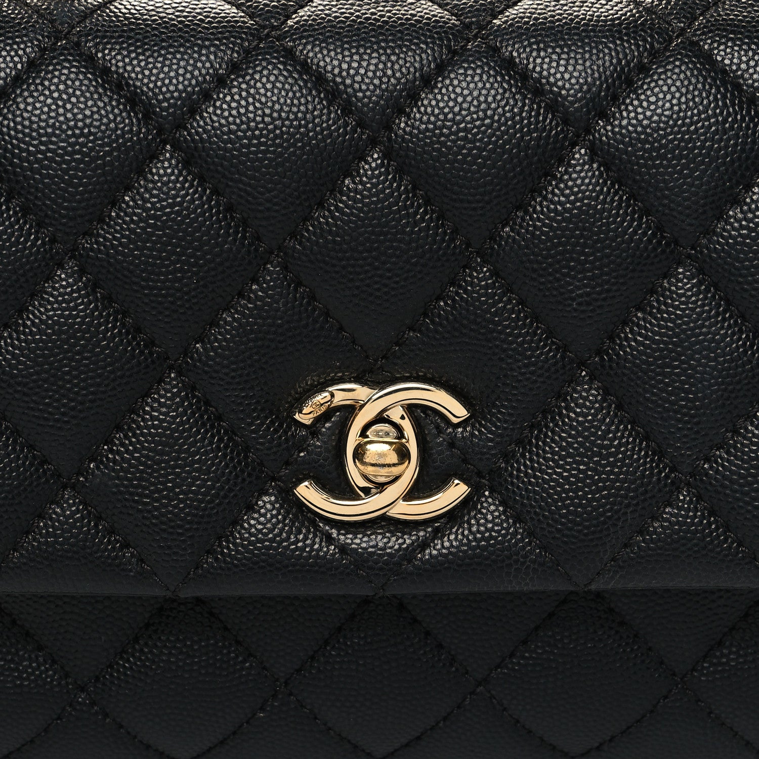 Chanel Caviar Quilted Mini Coco Handle Flap Black 8 of 10