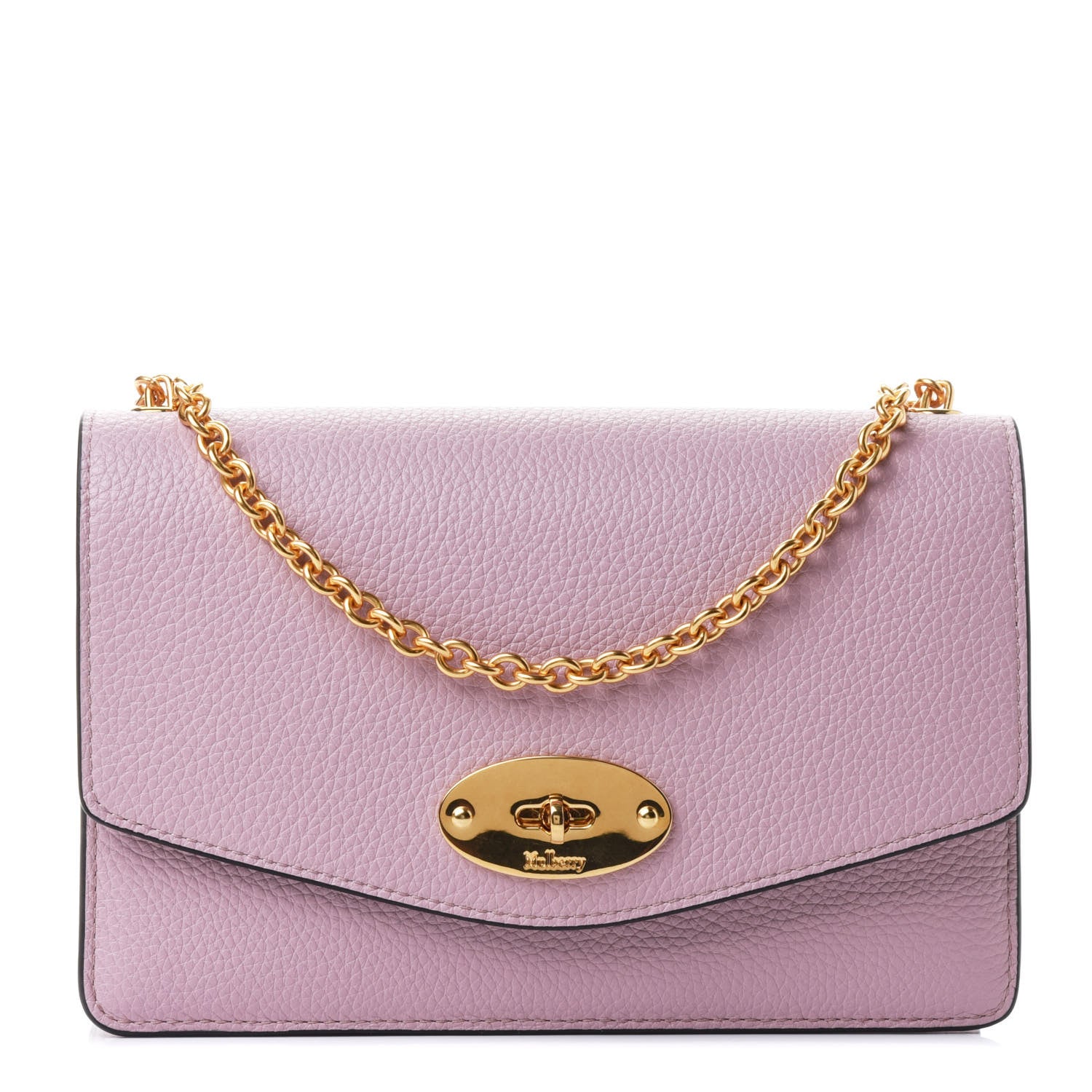 Mulberry Small Classic Grain Calfskin Small Darley Mocha Rose 1 of 4