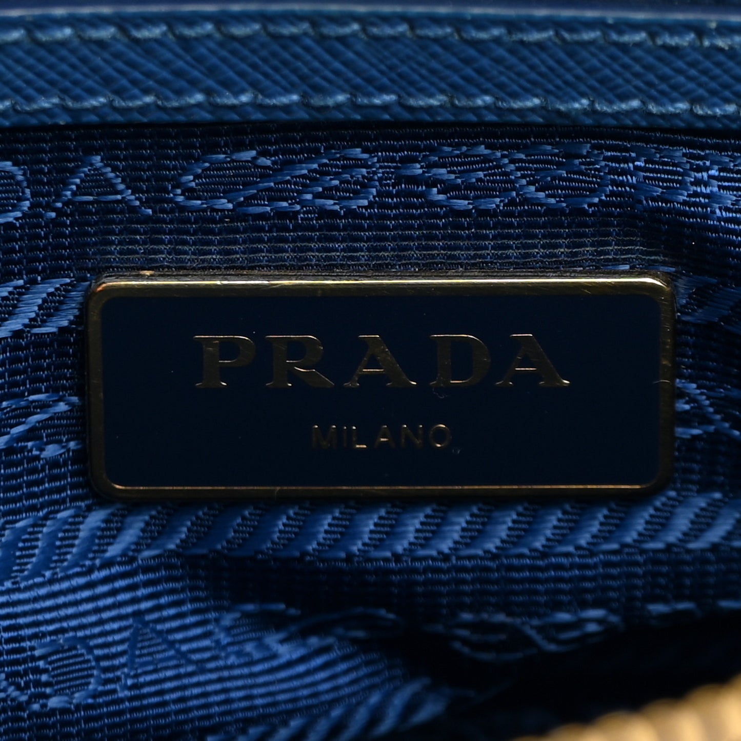 Saffiano Small Galleria Double Zip Tote Azzurro