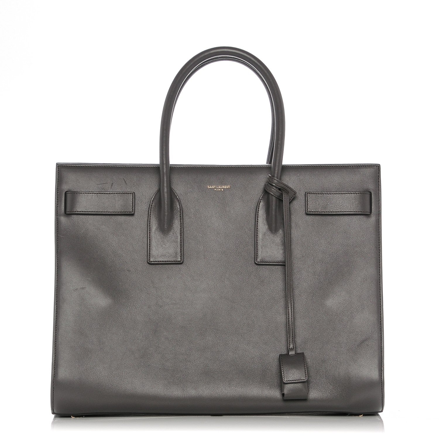 Saint Laurent Calfskin Large Sac De Jour Carryall Earth 1 of 6