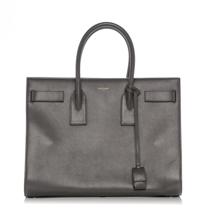 Saint Laurent Calfskin Large Sac De Jour Carryall Earth 1 of 6