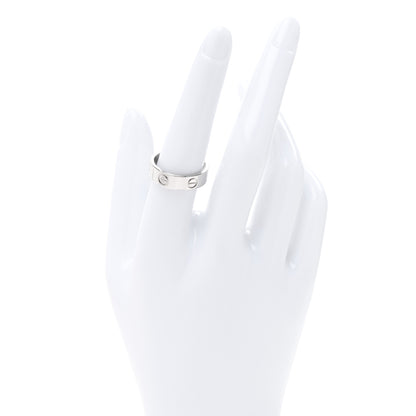 Cartier Platinum 5.5mm LOVE Ring 56 7.5 2 of 5