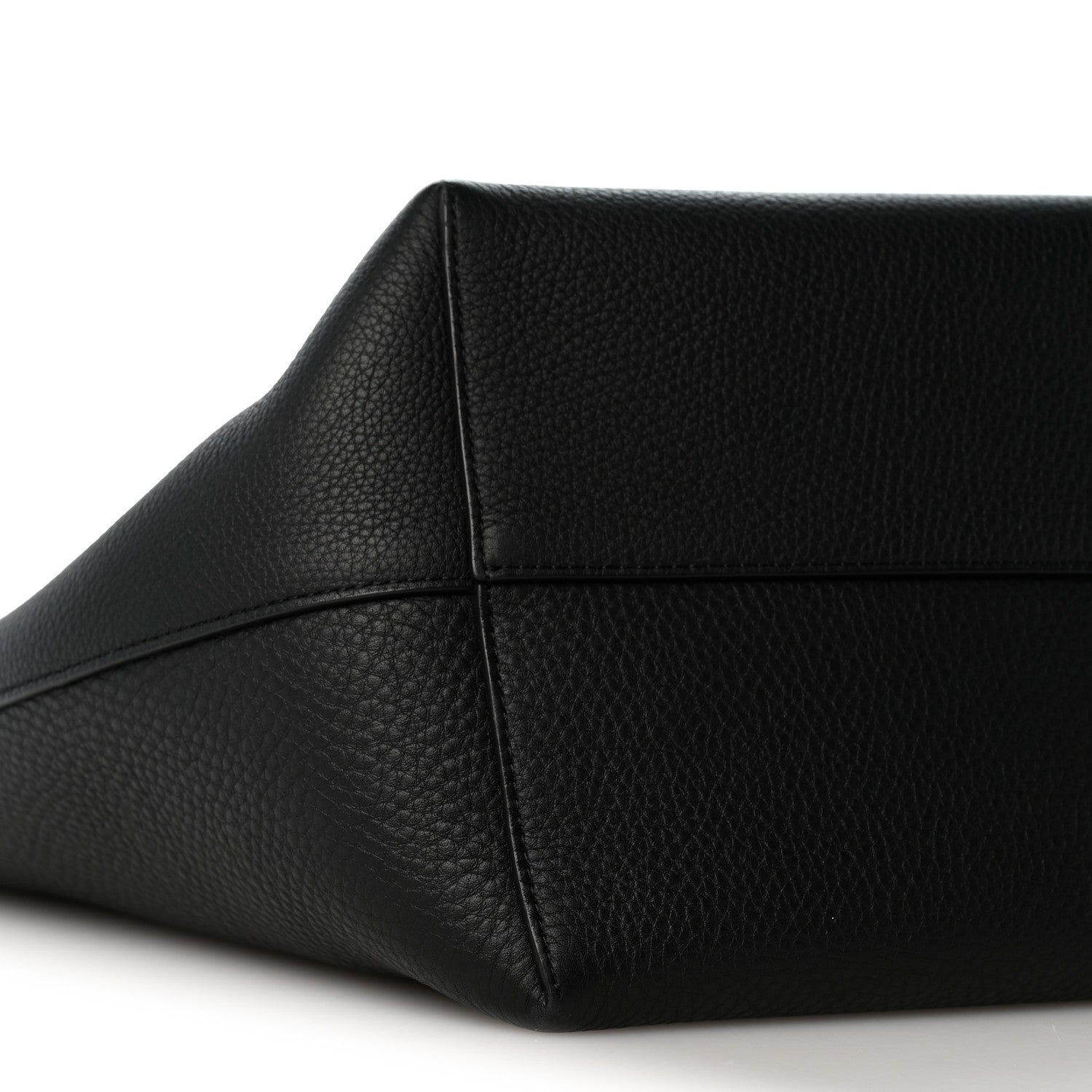 The Row Grained Calfskin Medium N/S Park Tote Black 8 of 10
