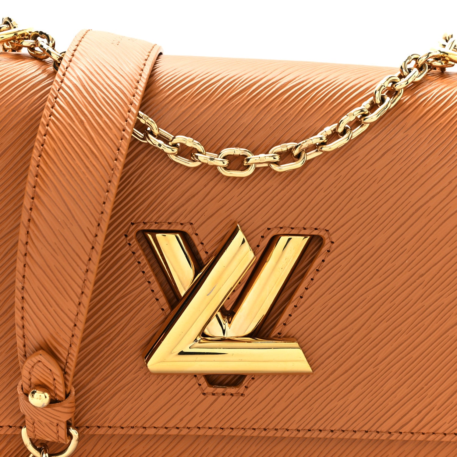 Louis Vuitton Epi Twist Shoulder Bag MM Gold Miel 8 of 10