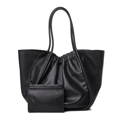 Proenza Schouler Calfskin XL Ruched Tote Black 1 of 11