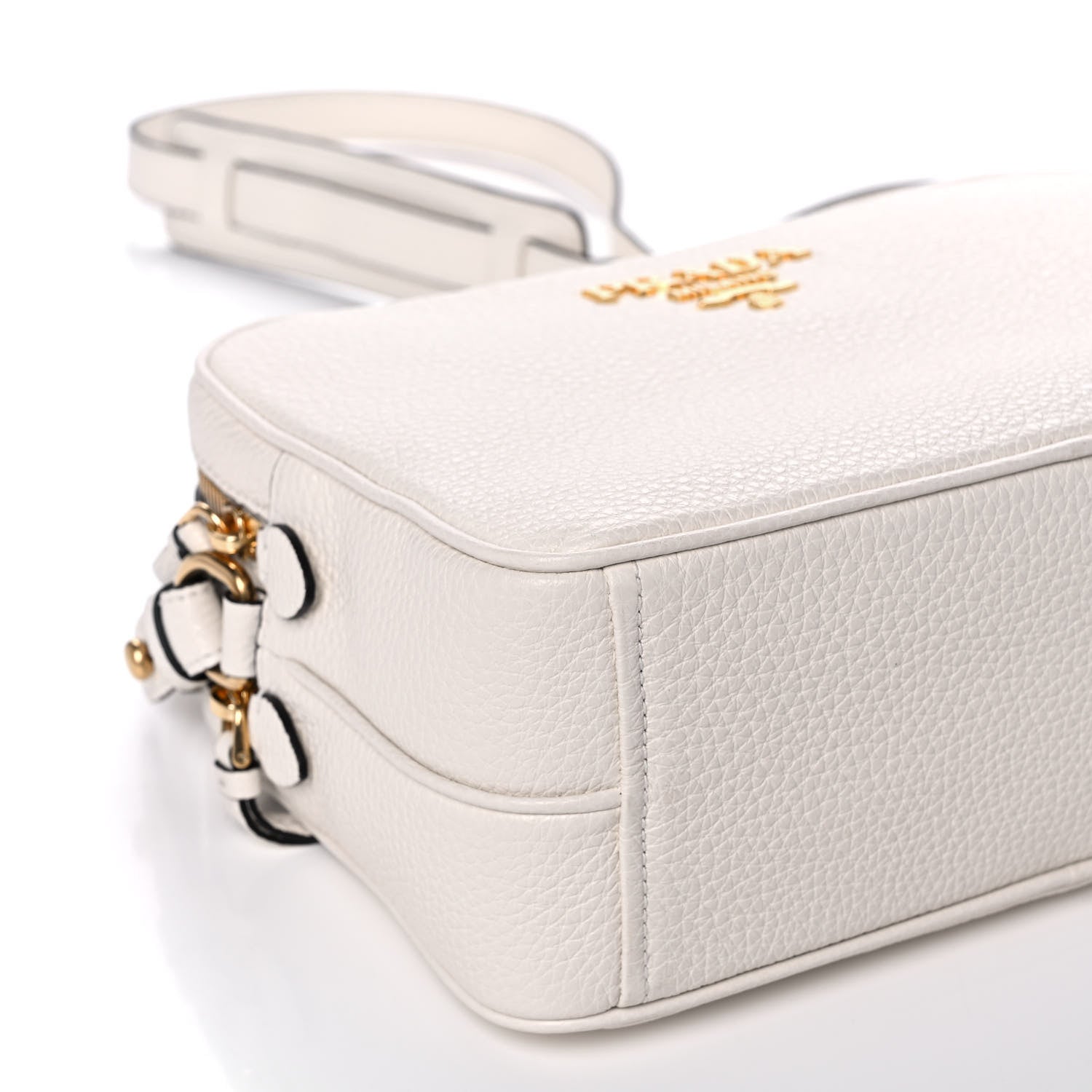 Prada Vitello Phenix Camera Bag White 8 of 9