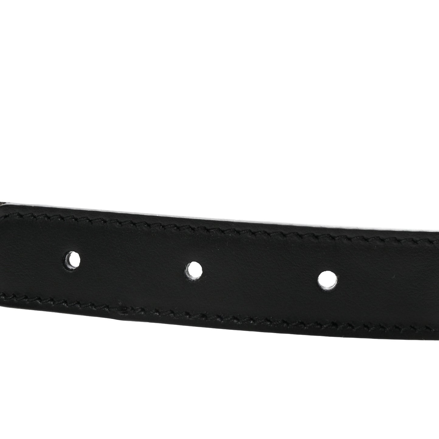 GG Supreme Monogram Matte Plutone Calfskin Double G 20mm Belt 105 42 Beige Ebony New Acero