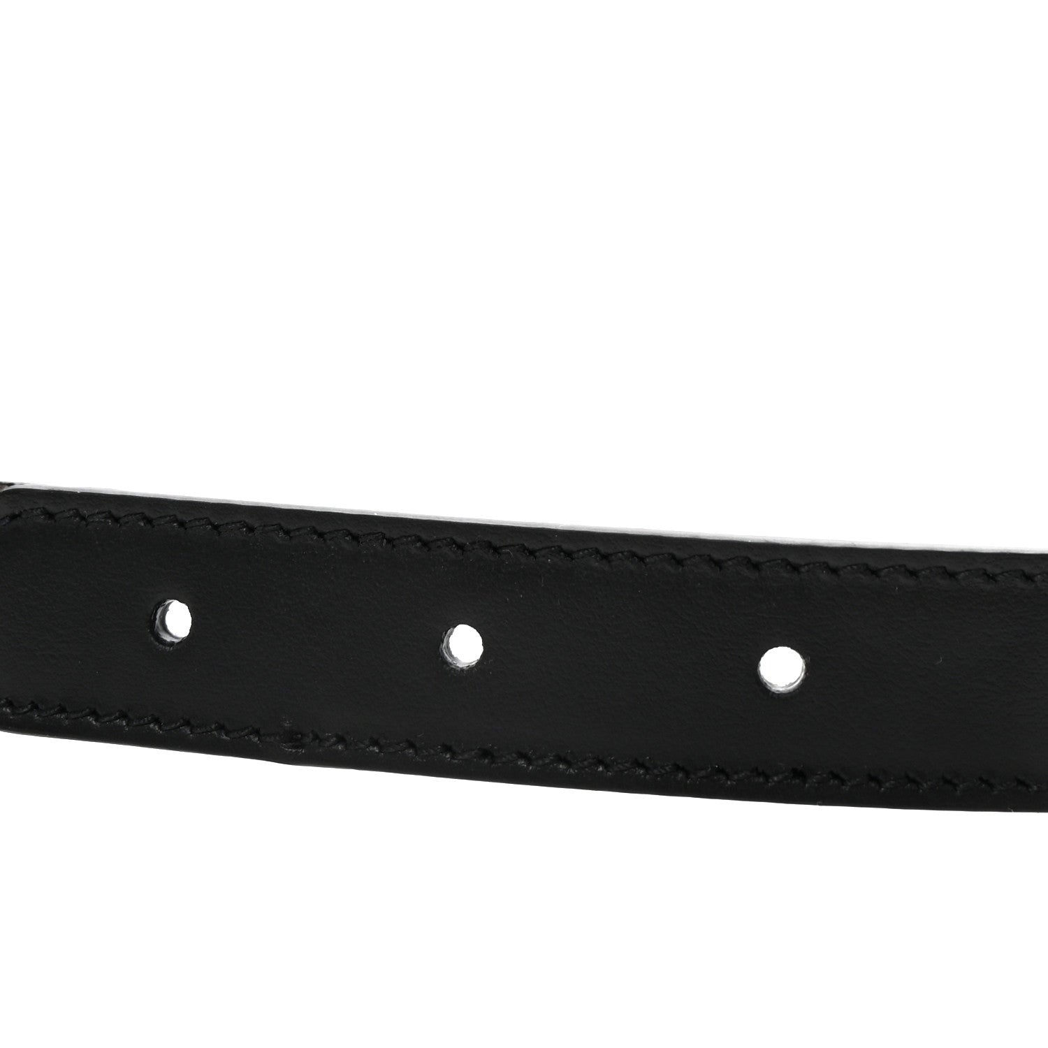 Gucci GG Supreme Monogram Matte Plutone Calfskin Double G 20mm Belt 105 42 Beige Ebony New Acero 4 of 6