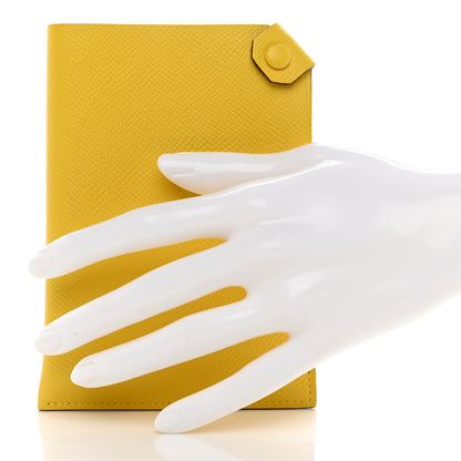 Hermes Epsom Tarmac PM Passport Holder Jaune De Naples 2 of 9
