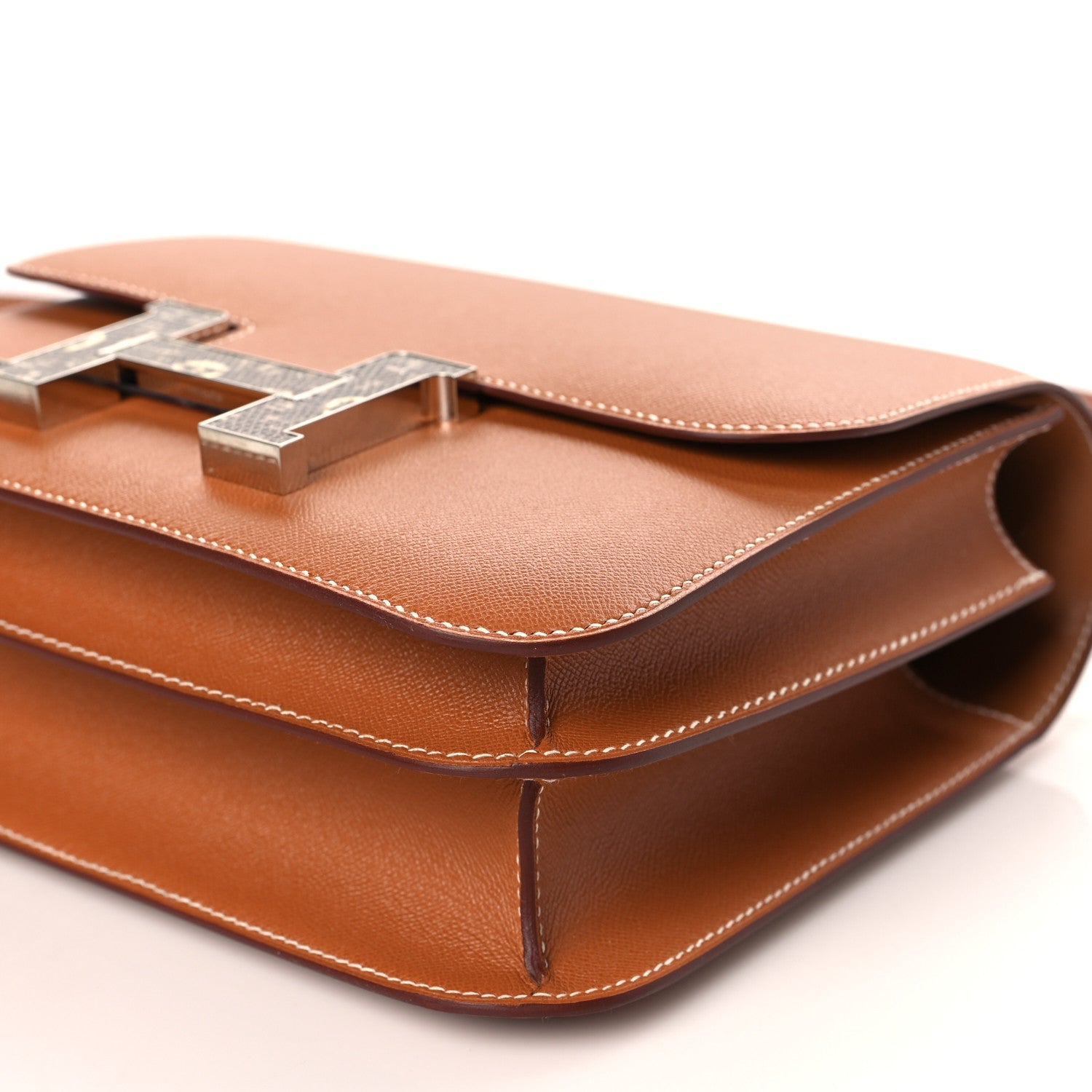 Hermes Grained Monsieur Lizard Constance 24 Gold Ombre 9 of 10