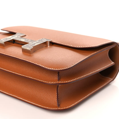 Hermes Grained Monsieur Lizard Constance 24 Gold Ombre 9 of 10