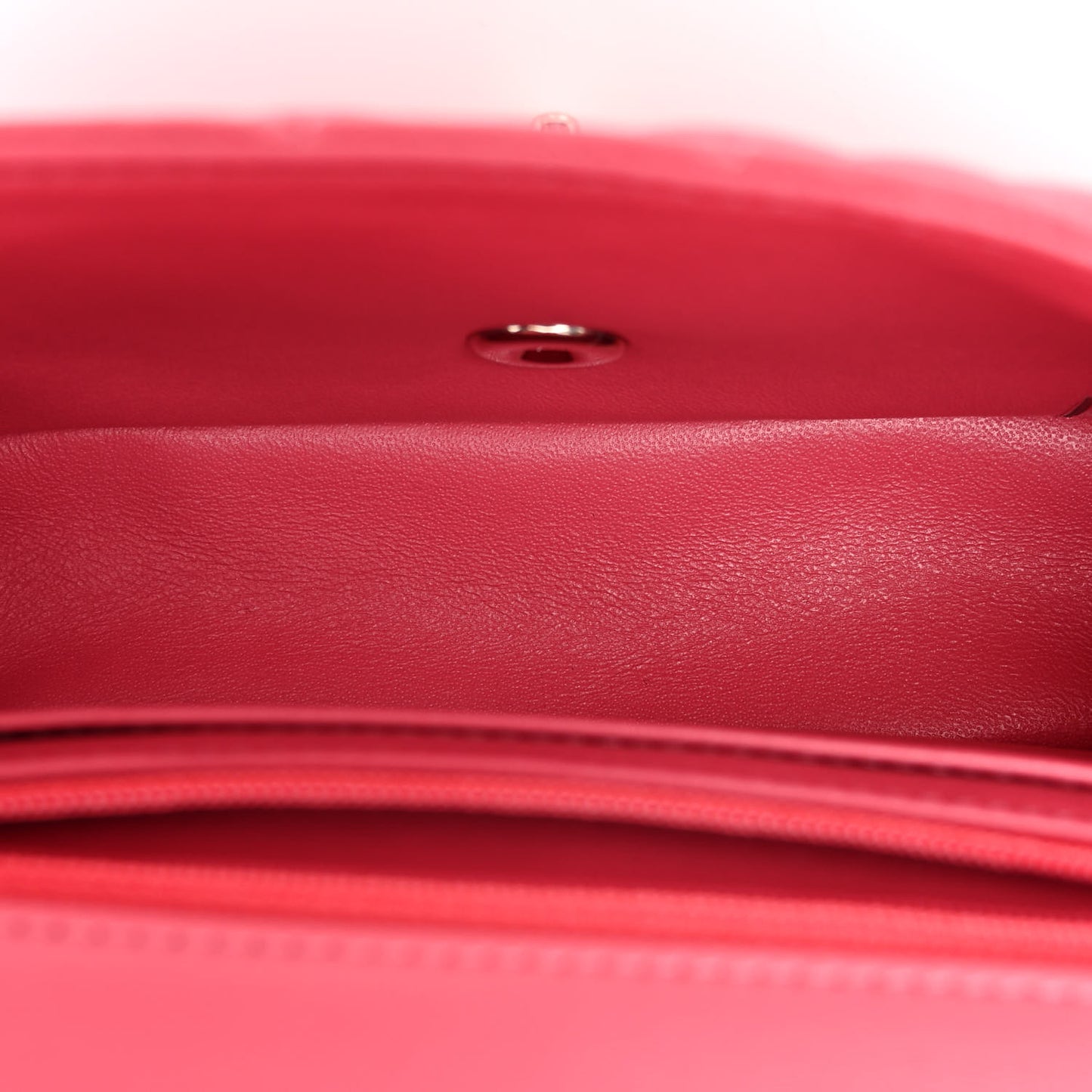 Lambskin Quilted Mini Rectangular Flap Pink