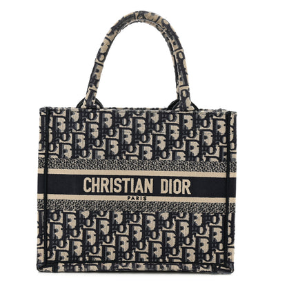 Christian Dior Oblique Small Book Tote Blue Multicolor 1 of 17