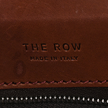 The Row Polished Saddle Calfskin Peggy Clutch New Burgundy 6 of 9