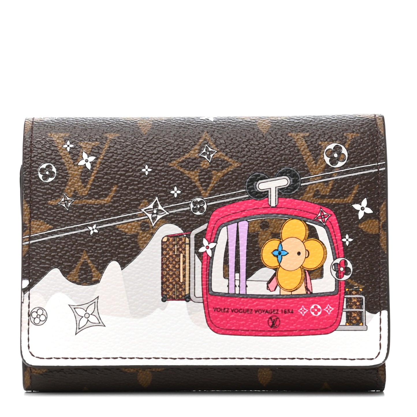 Monogram 2019 Christmas Animation Victorine Wallet Fuchsia