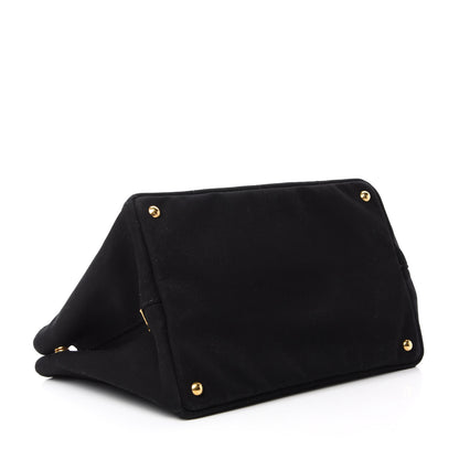 Prada Canapa Logo Tote Black 4 of 12