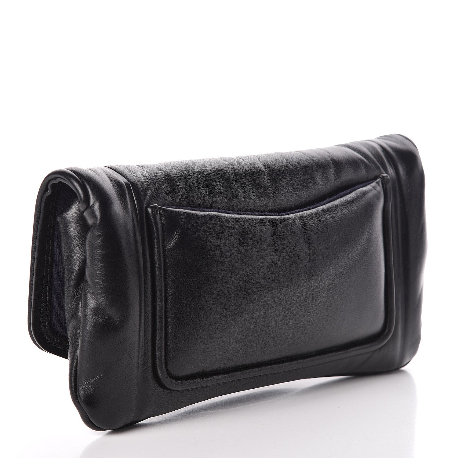 Chanel Lambskin Simply Flap Clutch Black 3 of 9