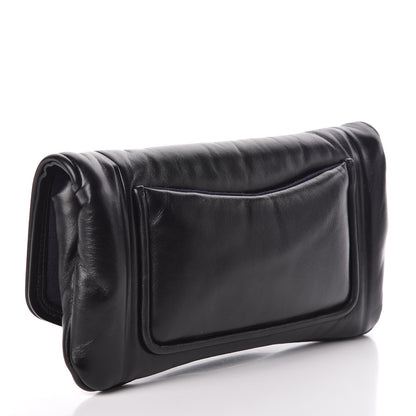 Chanel Lambskin Simply Flap Clutch Black 3 of 9