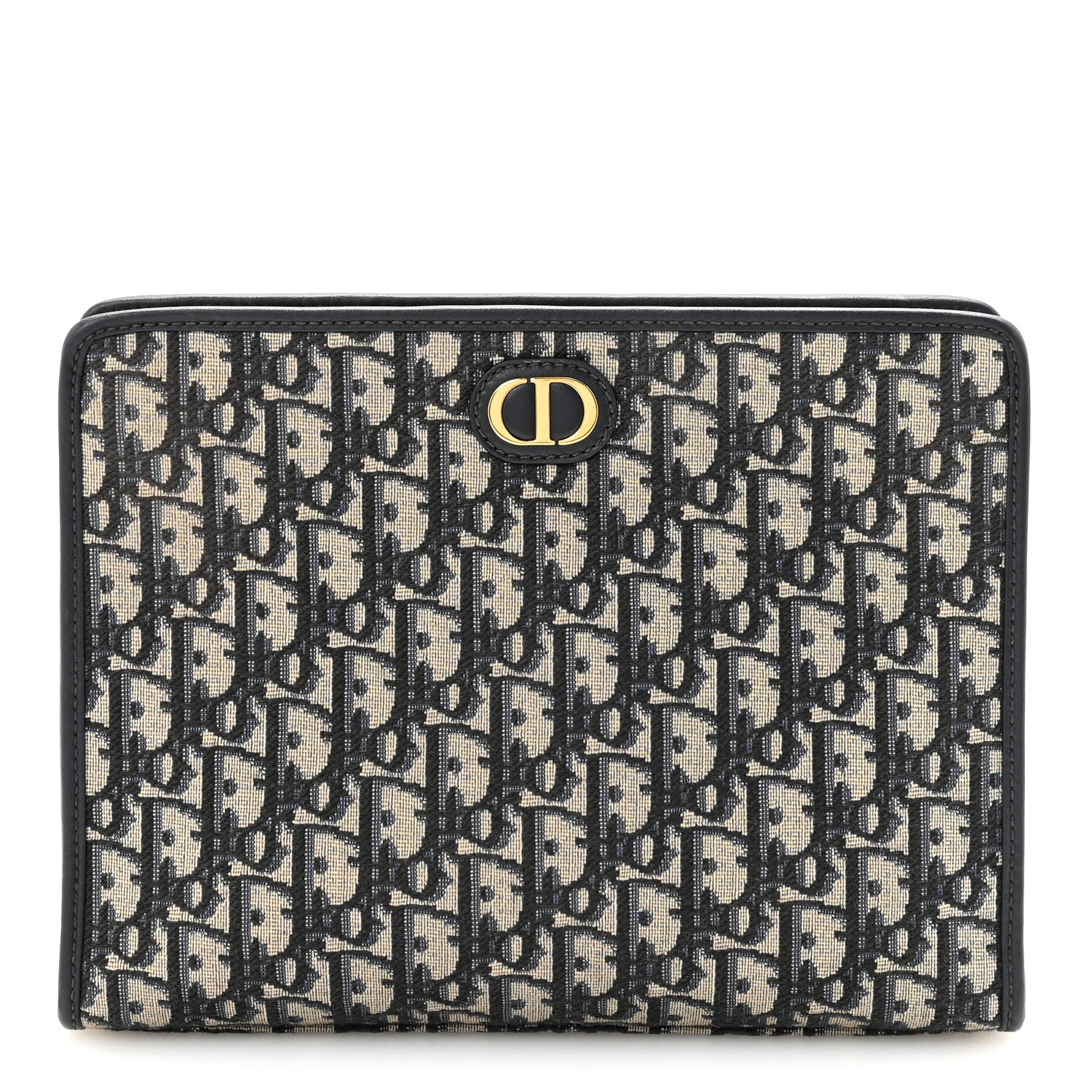 Christian Dior Oblique 30 Montaigne Pouch Blue 1 of 6
