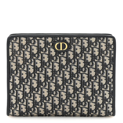 Christian Dior Oblique 30 Montaigne Pouch Blue 1 of 6